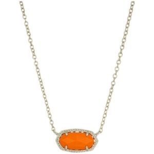 Orange Kendra Scott Pendant Necklace